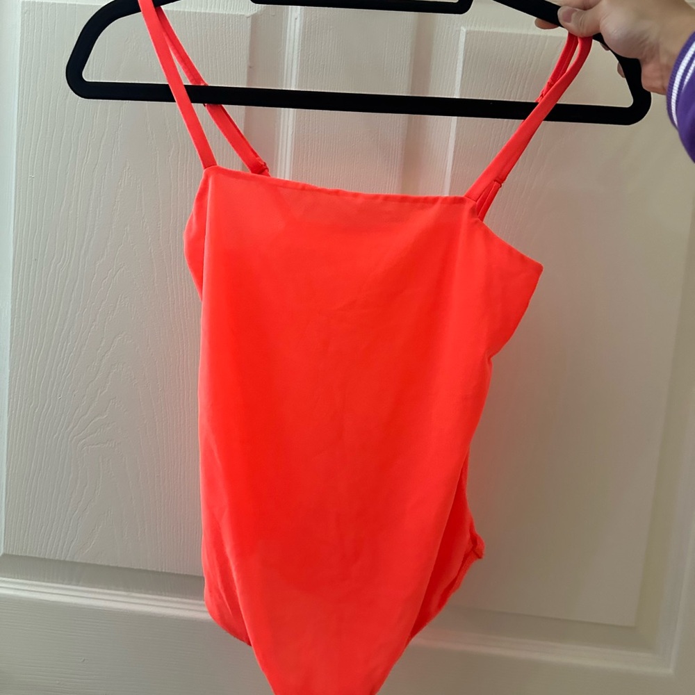 Parade Coral/Orange One-Piece Bodysuit Size S